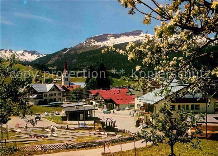 Riezlern Kleinwalsertal Vorarlberg Panorama Schwarzwassertal Hoher Ifen Allgaeue
