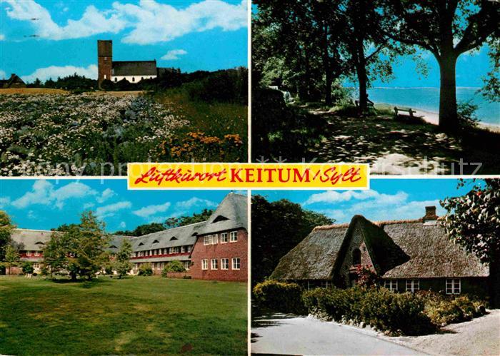 Keitum Sylt Ortsmotive Promenade Meerblick