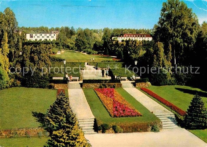 Bad Meinberg Berggarten mit Kurheimen