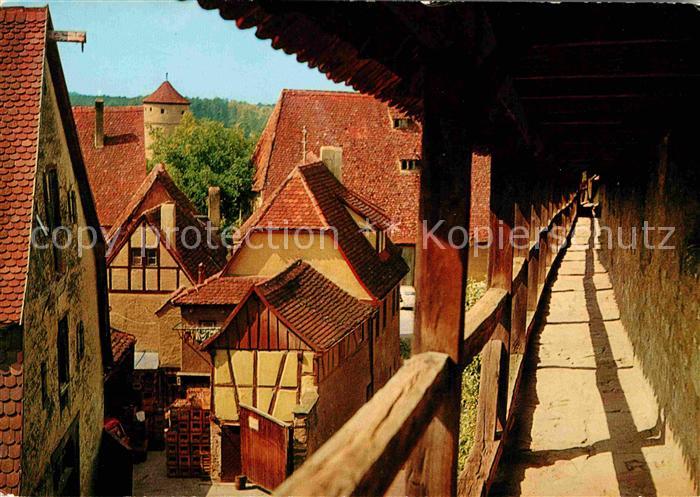 Rothenburg Tauber Wehrgang Wall