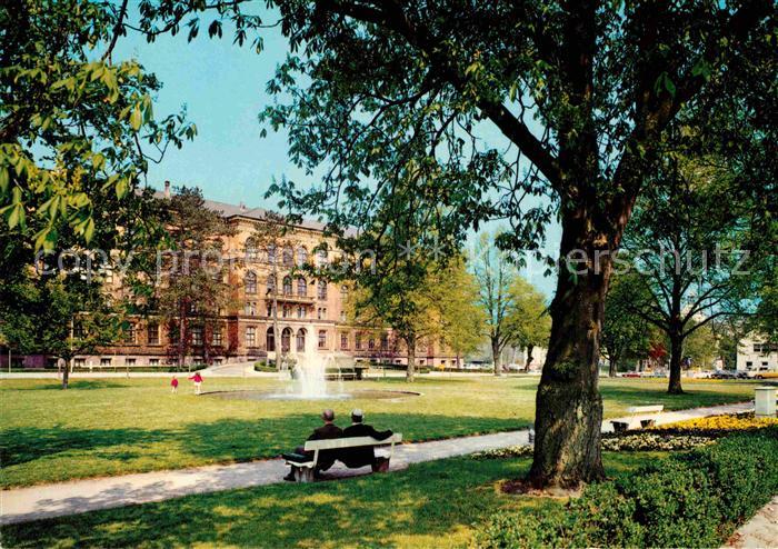 Schleswig Schlei Oberlandesgericht an der Gottorfstrasse Parkanlage