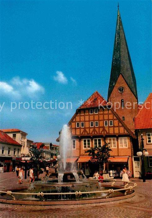 Eutin Schleswig-Holstein Markt Brunnen Kirche