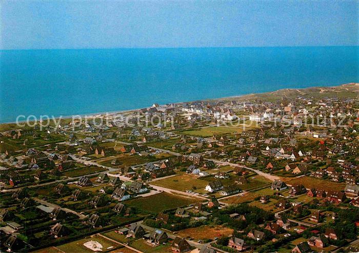 Wenningstedt Sylt Nordseebad Fliegeraufnahme