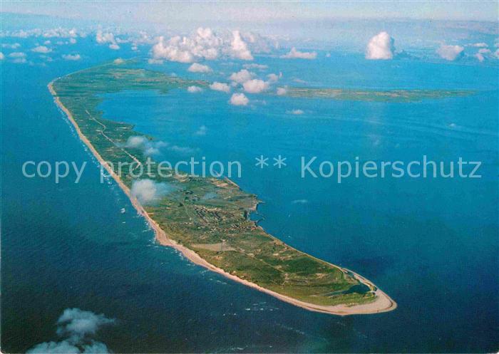 Insel Sylt Luftaufnahme aus 3000 m Hoehe