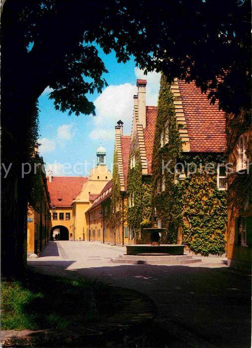 Augsburg St Markus Kirche Senioratsbau der Fuggerei