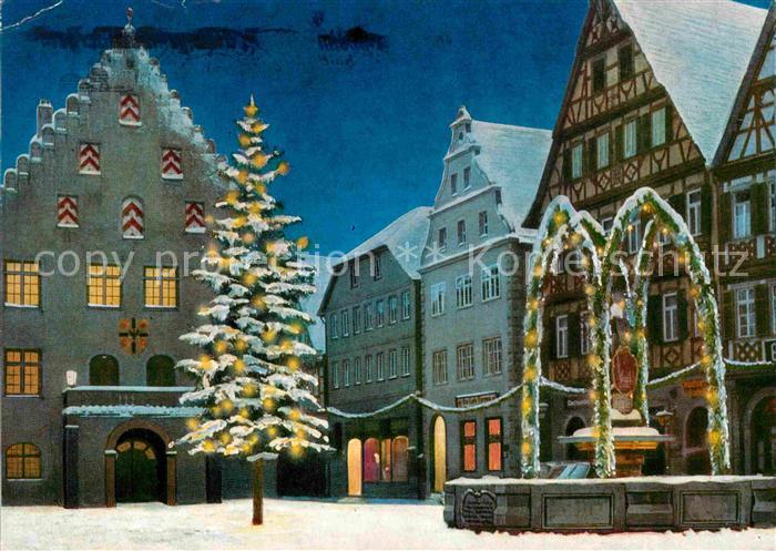 Bad Mergentheim Weihnachtsstimmung am Marktplatz