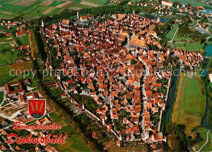 Dinkelsbuehl 1000jaehrige Stadt Fliegeraufnahme