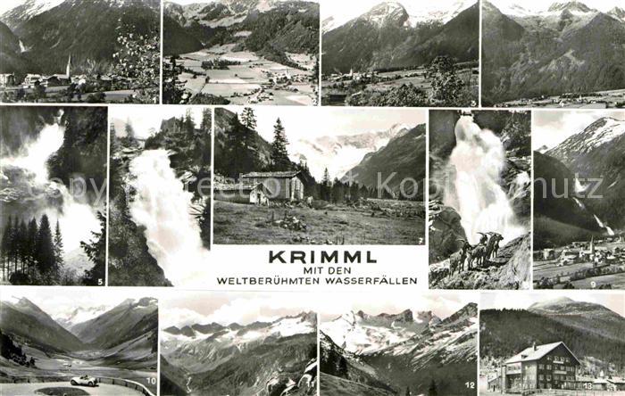 Krimml Alpenpanorama Achental Wasserfaelle Tauernhaus