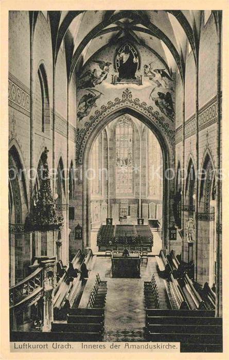 Bad Urach Inneres der Amanduskirche