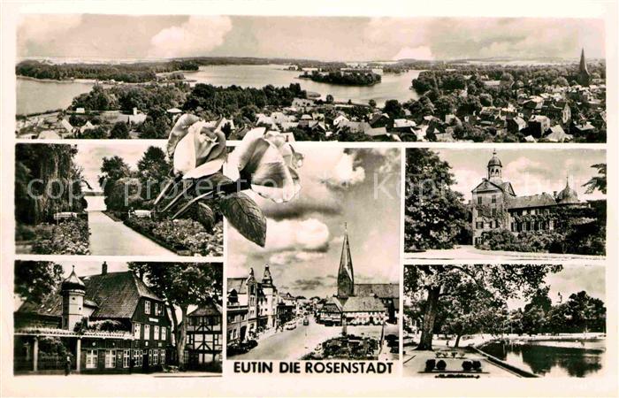 Eutin Schleswig-Holstein Teilansichten Rosenstadt Seenplatte Holsteinische Schwe