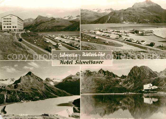 Bielerhoehe Hotel Silvrettasee Bergsee Silvretta Hochalpenstrasse Alpenpanorama