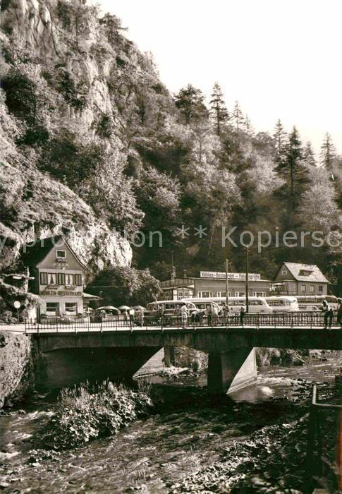 Ruebeland Harz HOG Hoehlenrestaurant mit Felsengrotte