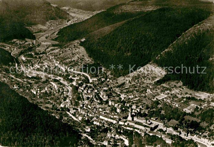 Wildbad Schwarzwald Fliegeraufnahme