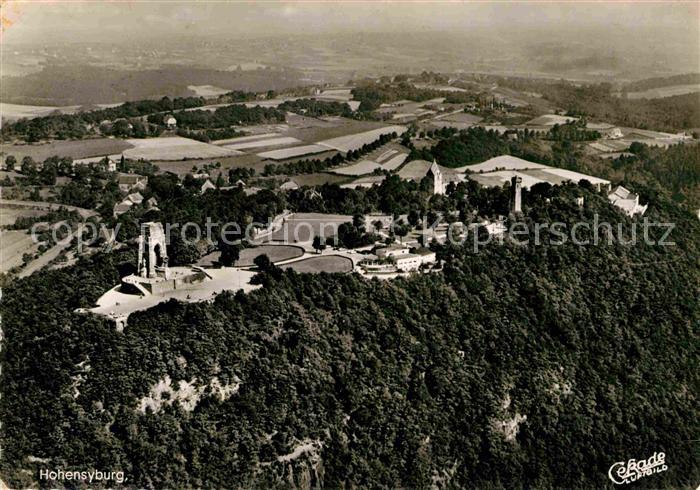 Hohensyburg Burgruine Fliegeraufnahme