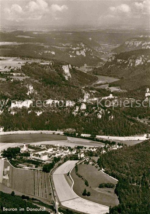 Beuron Donautal Donaudurchbruch Fliegeraufnahme