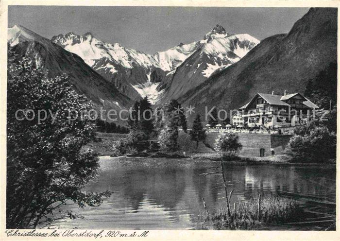 Oberstdorf Christlessee Hotel Restaurant am See Alpenblick