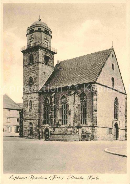 Rotenburg Fulda Altstaedter Kirche Luftkurort