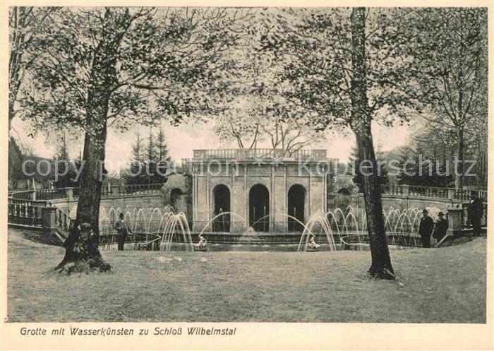 Wilhelmshoehe Kassel Grotte mit Wasserkuensten zu Schloss Wilhelmstal