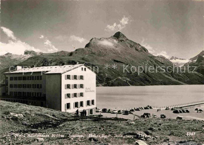 Silvretta-Hochalpenstrasse Hotel Silvrettasee Hohes Rad Piz Buingruppe