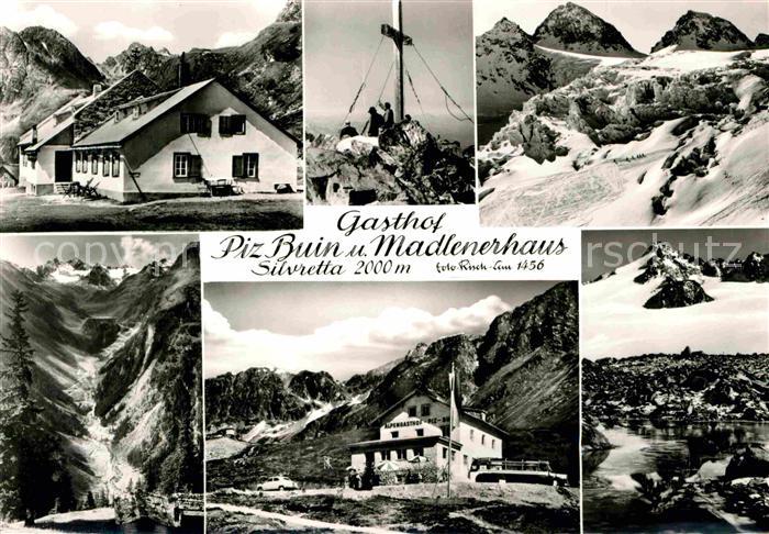 Gaschurn Vorarlberg Gasthof Piz Buin und Madlenerhaus Silvretta Hochalpenstrasse