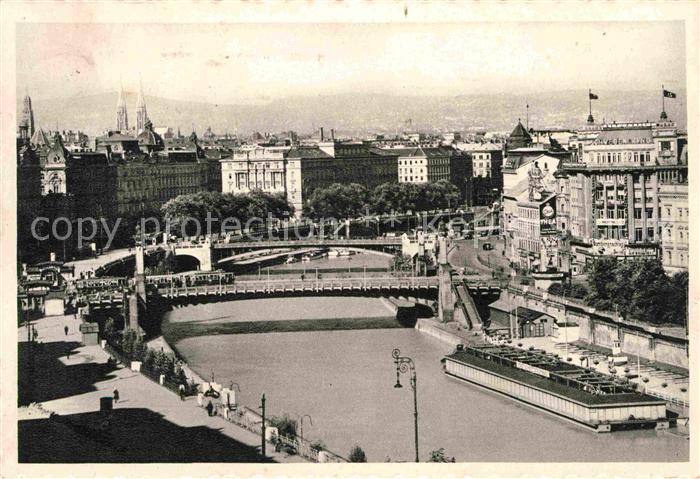 Wien Kai Donau Bruecken