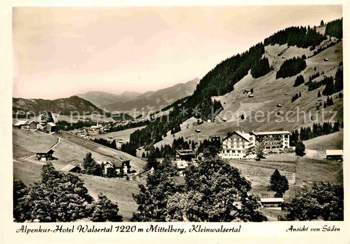 Mittelberg Kleinwalsertal Alpenkurhotel Walsertal