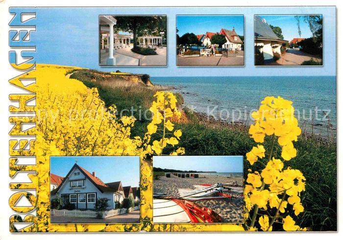 Boltenhagen Ostseebad Ortsmotive Strand Rapsfelder