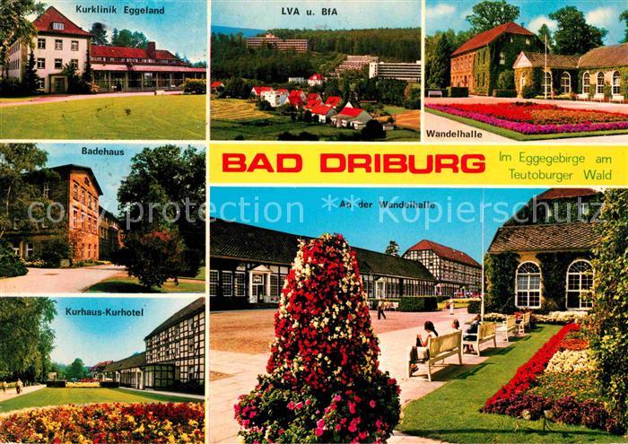 Bad Driburg Kurklinik Badehaus Kurhaus Kurhotel Wandelhalle