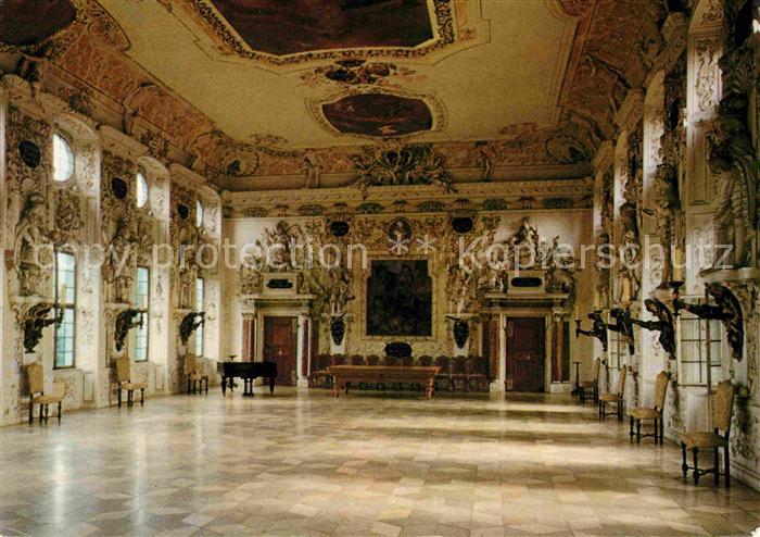 Salem Baden Kaisersaal im Schloss Dekoration von Franz Josef Feuchtmayer 18. Jhd