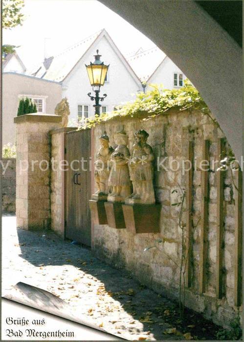 Bad Mergentheim Eingang Johanniterhof Figuren