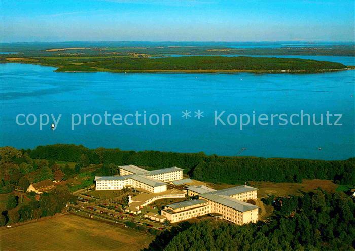 Plau See Reha Klinik Krankenhaus Mecklenburgische Seenplatte Fliegeraufnahme