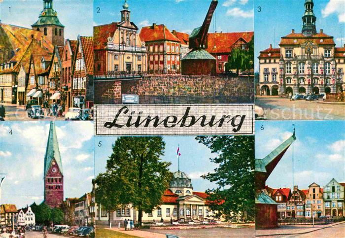 LueNEBURG  CITY Am Meere Kirchen Kaufhaus Alter Kran Rathaus Am Sande Badehaus K