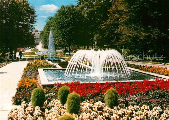 Bad Eilsen Kurpark Fontaenen Allee