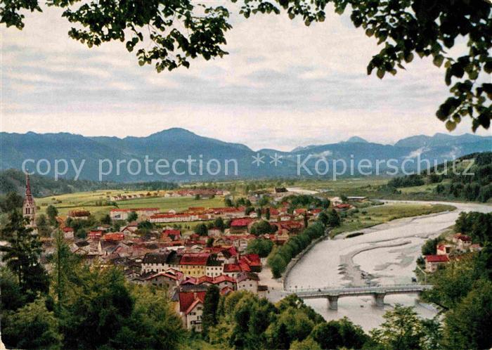 Bad Toelz Panorama Isartal Alpen