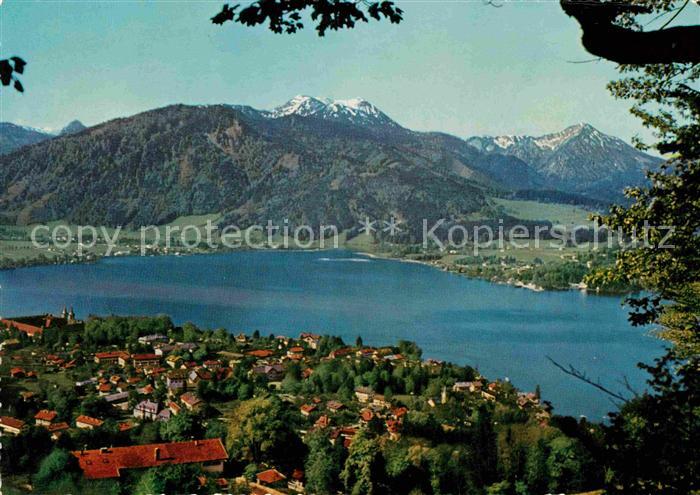Tegernsee Bayern Panorama Hirschberg Kampen Mangfallgebirge Bayerische Voralpen