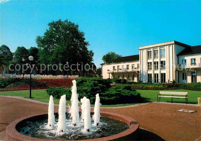 Bad Lippspringe Kurhaus Kurhotel im Kaiser Karls Park Springbrunnen