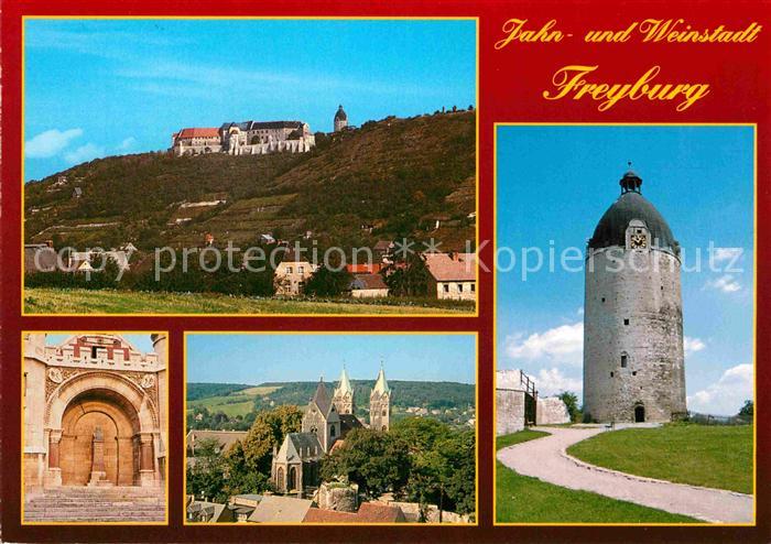 Freyburg Unstrut Schloss Neuenburg Jahndenkmal Marienkirche Bergfried