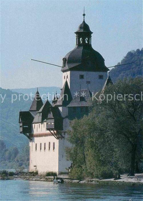 Kaub Pfalz Burg Pfalzgrafenstein Kalender Wandern 1999