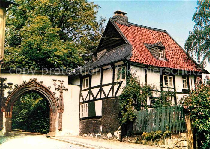 GOSLAR Harz Niedersachsen Tor und Altes Torhaus am Kloster Frankenberg