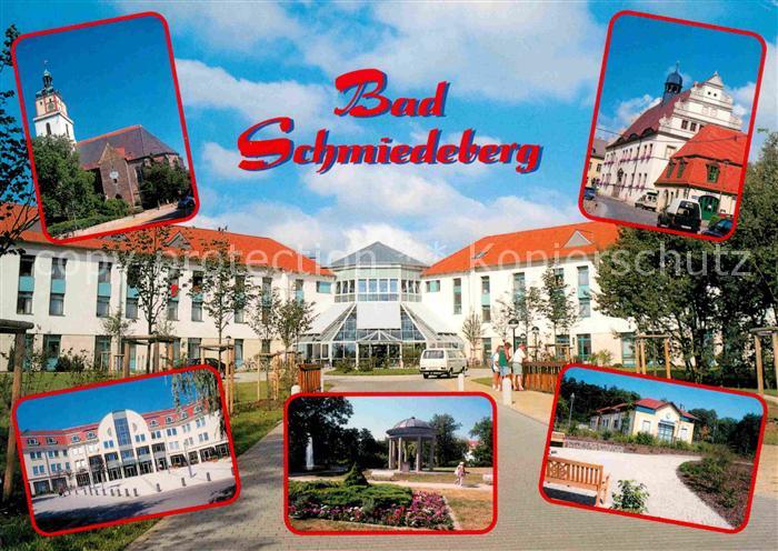 Bad Schmiedeberg Rehaklinik der BfA Stadtkirche Rathaus Alte Wache Kurmittelhaus