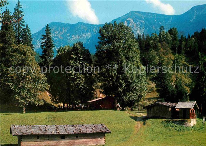 Wildbad Kreuth Siebenhuetten mit Blauberge Bayerische Voralpen