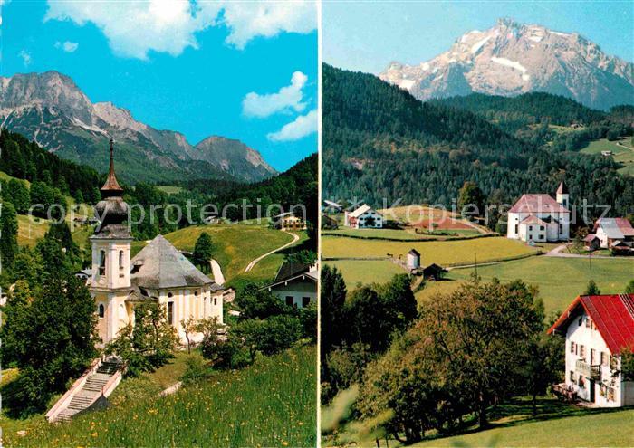 Maria Gern mit Untersberg Maria Ettenberg mit Hochkalter