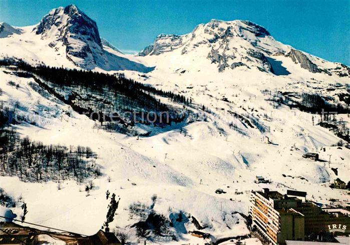 Gourette Les Pistes Wintersportplatz Alpen