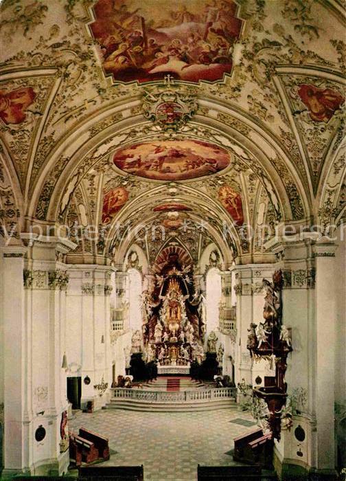 Goessweinstein Innenansicht Basilika Erbauer Balthasar Neumann 18. Jhdt.