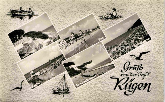 Ruegen Binz Goehren Sellin Baabe Stubbenkammer