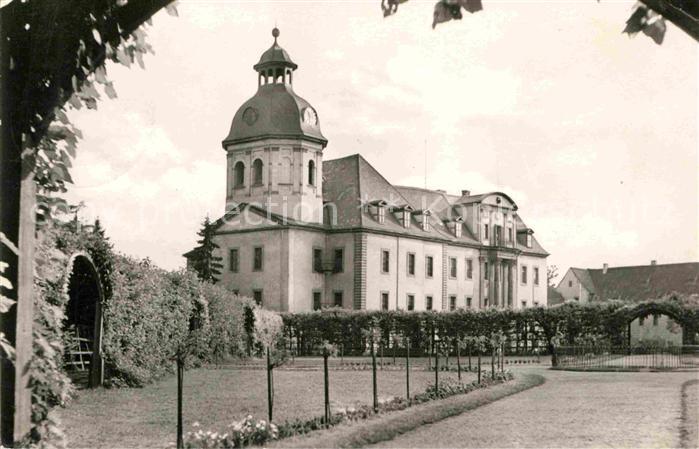 Eisenberg Thueringen Schlossgarten mit Schlosskirche