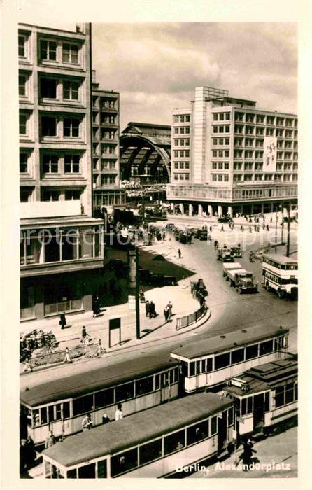 BERLIN CITY Alexanderplatz Strassenbahn