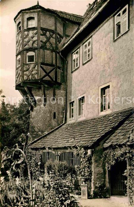 Meissen Elbe Sachsen Erker am Jahnschen Hof