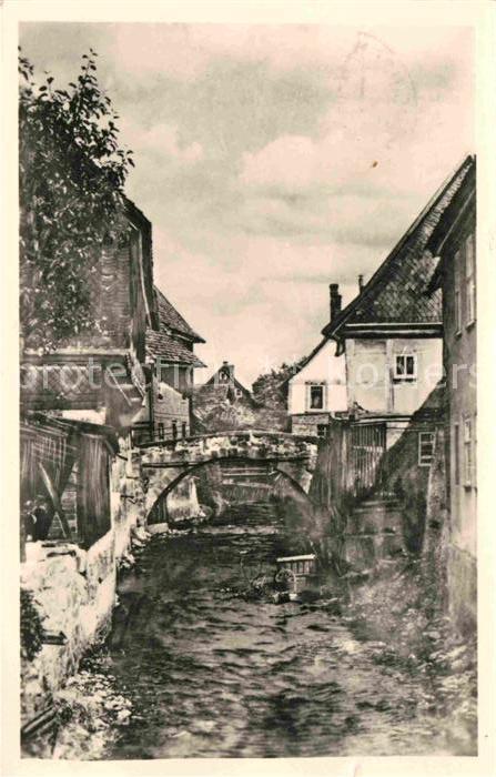 Schleusingen Partie am Bach