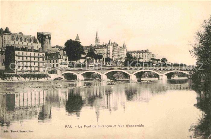 Pau 64 Le Pont de Jurancon et vue d`ensemble